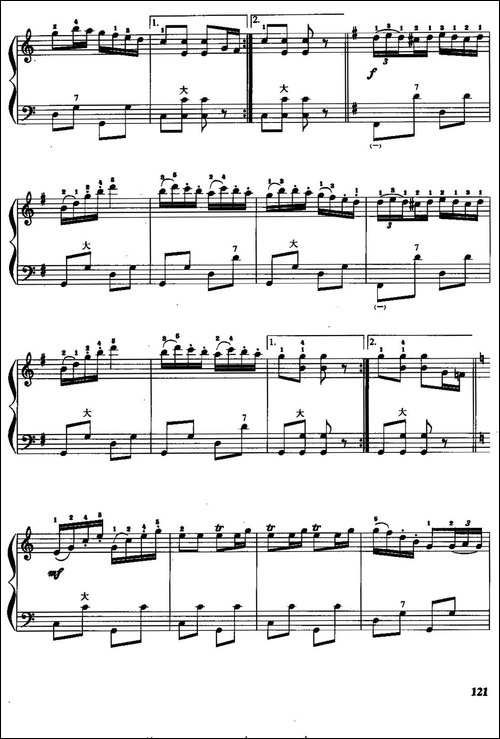 儿童手风琴曲：单簧管波尔卡-手风琴谱