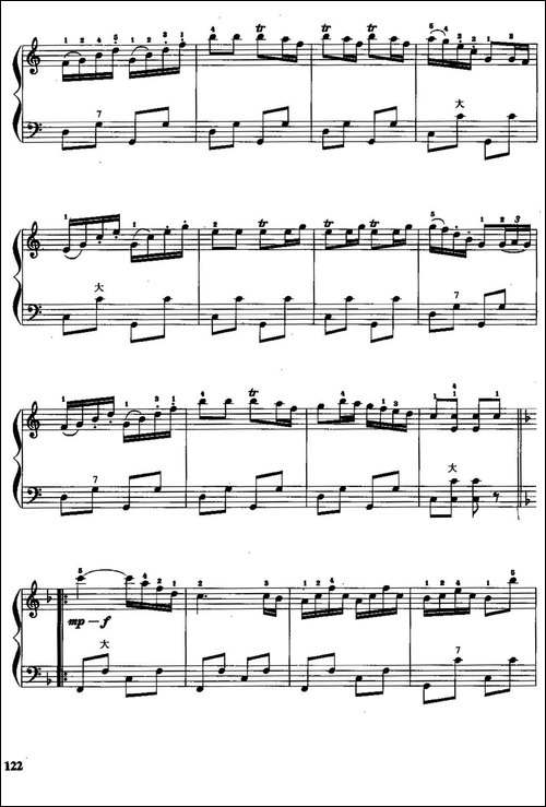 儿童手风琴曲：单簧管波尔卡-手风琴谱