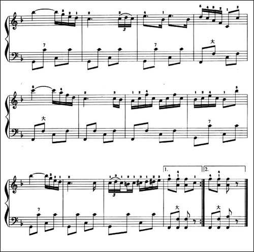 儿童手风琴曲：单簧管波尔卡-手风琴谱