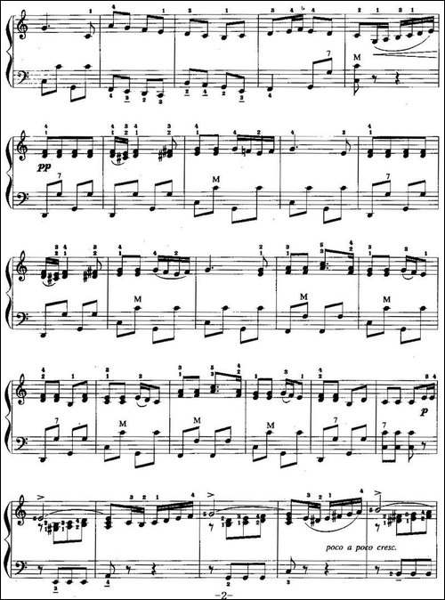 儿童手风琴曲：美国巡逻兵-手风琴谱