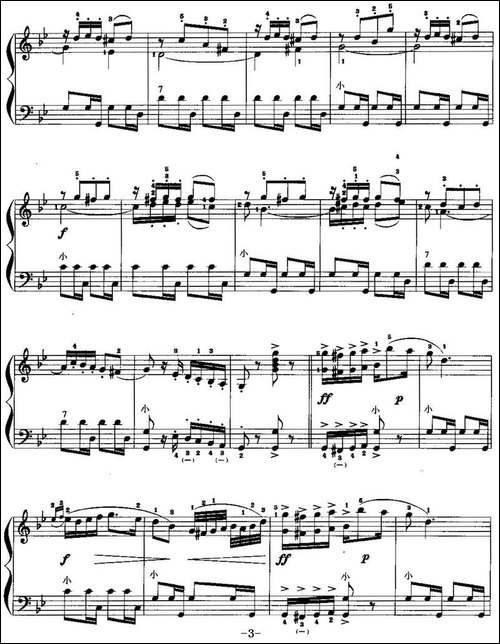 儿童手风琴曲：化妆舞-探戈舞曲-手风琴谱