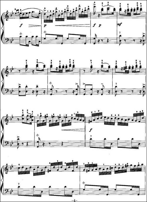儿童手风琴曲：化妆舞-探戈舞曲-手风琴谱