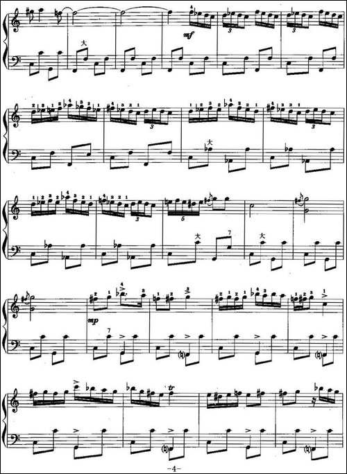 儿童手风琴曲：活泼的霍拉舞曲-手风琴谱
