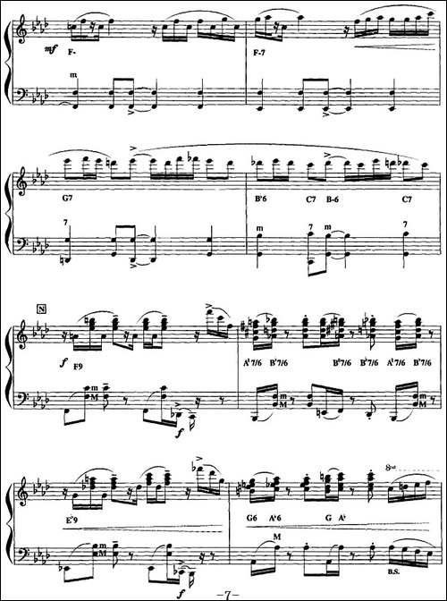 手风琴爵士乐曲：Milonga-sin-Palabras-米朗·帕拉斯-探戈-手风琴谱