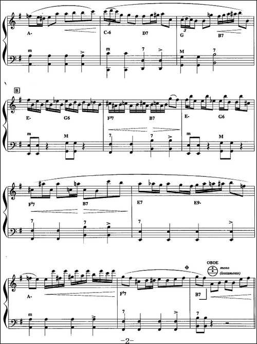 手风琴爵士乐曲：Jeanne-Y-Panl-吉尼·保罗-探戈-手风琴谱