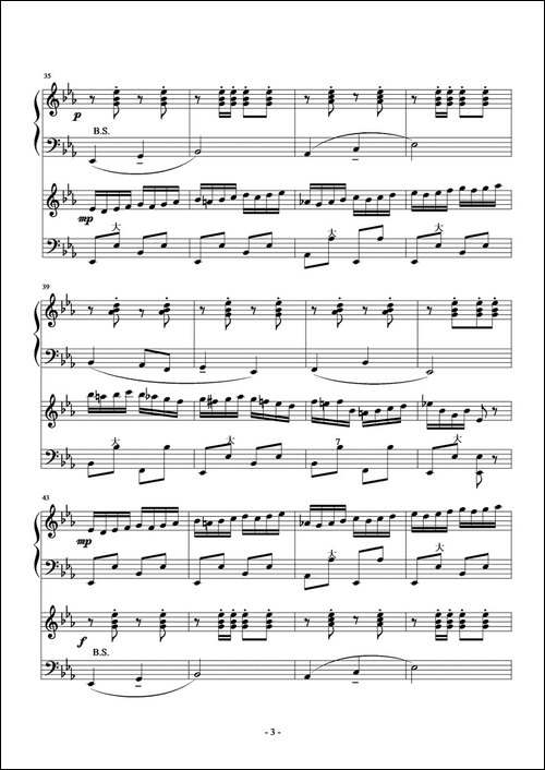 熊跳舞-重奏练习曲-手风琴谱