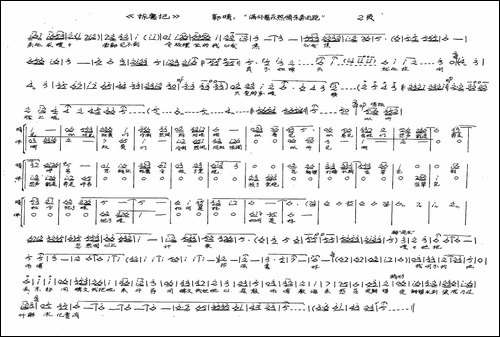 郭晴：满怀着炽热情东奔西跑-历史豫剧《拆磨记》-手稿谱