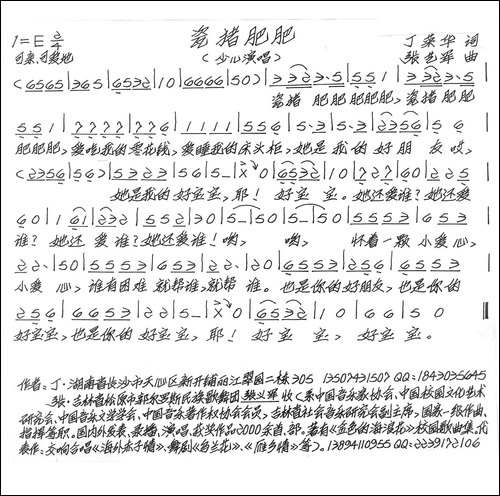 瓷猪肥肥-手稿谱