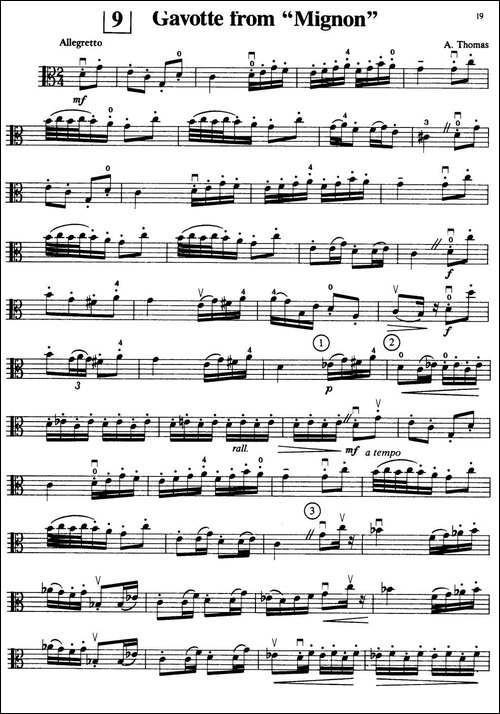Gavotte-From-mignon-中提琴-提琴谱