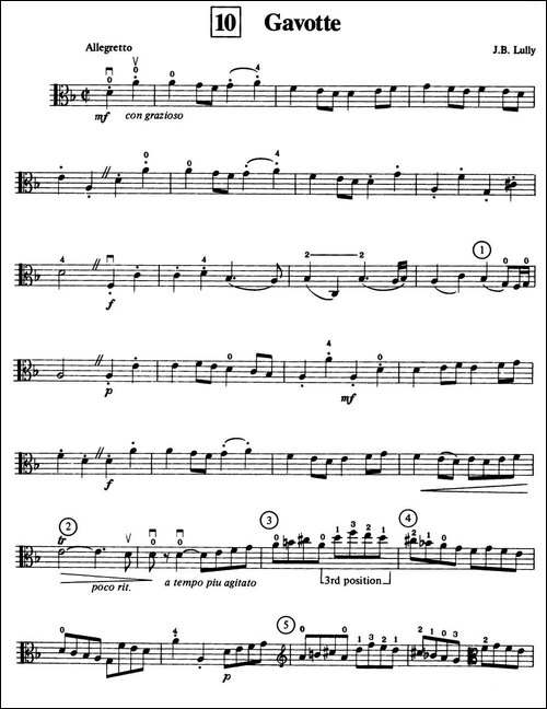 Gavotte-中提琴-提琴谱