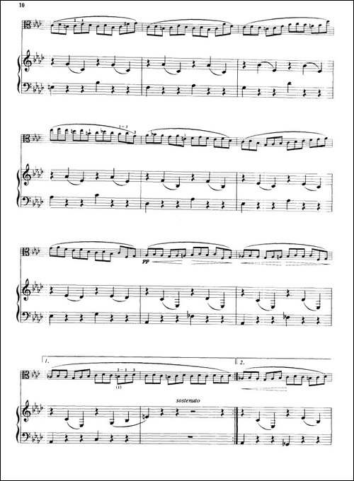 练习曲-中提琴独奏+钢琴伴奏-提琴谱