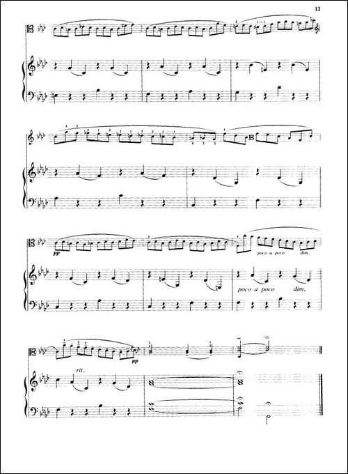 练习曲-中提琴独奏+钢琴伴奏-提琴谱