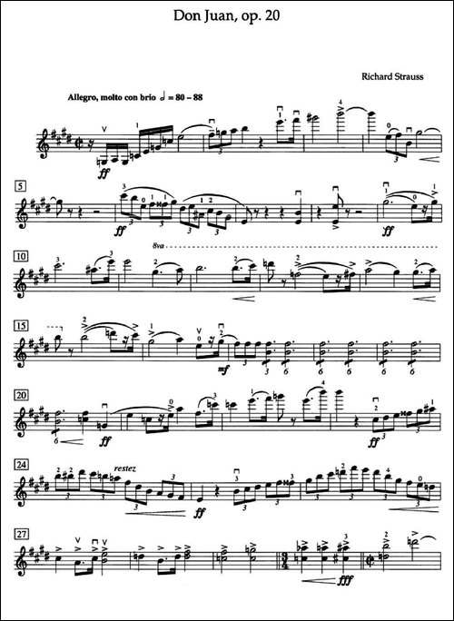 Don-Juan-Op.20-管弦乐选录·ARCT级-提琴谱