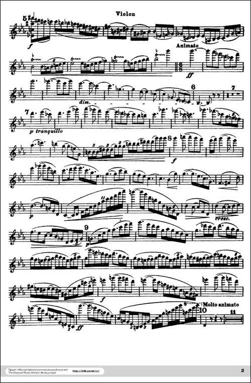 Poeme-Op.25-音诗-提琴谱