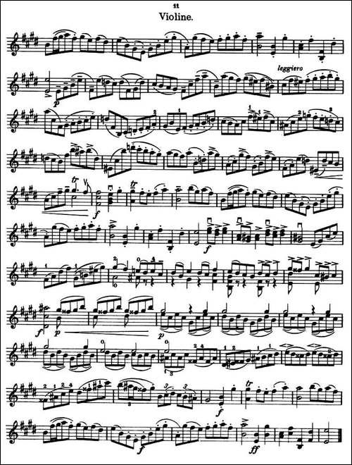 Gavotte-加沃特舞曲-提琴谱