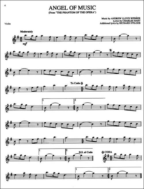 ANGEL-OF-MUSIC-提琴谱