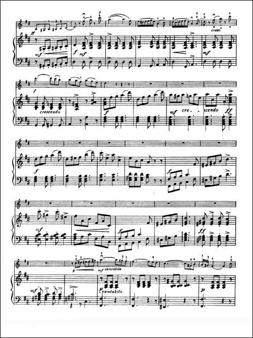 D大调学生协奏曲-塞茨作品第7号-提琴谱