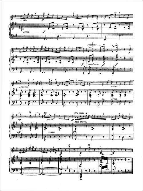 G大调学生协奏曲-塞茨作品第13号-提琴谱