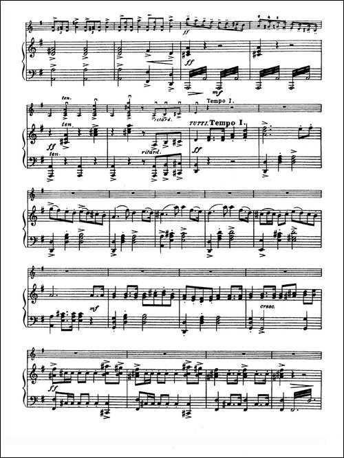 G大调学生协奏曲-塞茨作品第13号-提琴谱