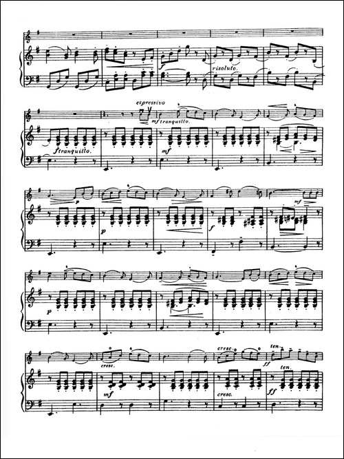 G大调学生协奏曲-塞茨作品第13号-提琴谱