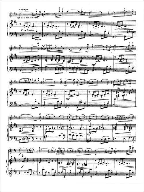 D大调学生协奏曲-塞茨作品第15号-提琴谱