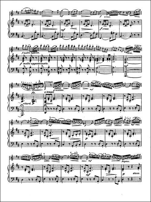 D大调学生协奏曲-塞茨作品第15号-提琴谱