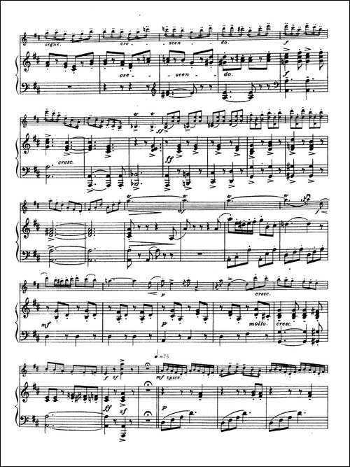 D大调学生协奏曲-塞茨作品第15号-提琴谱