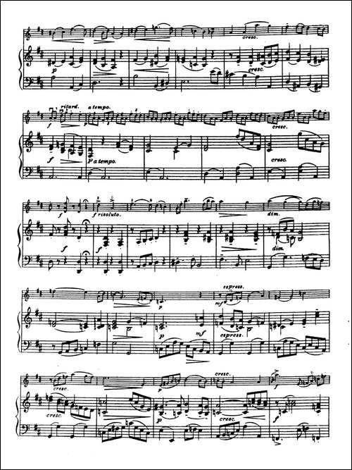 D大调学生协奏曲-塞茨作品第14号-提琴谱