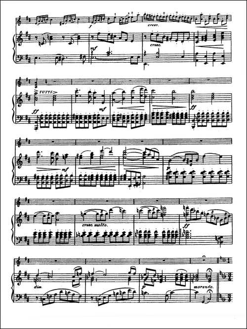 D大调学生协奏曲-塞茨作品第14号-提琴谱
