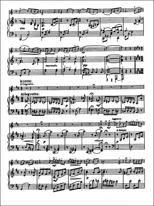 D大调学生协奏曲-塞茨作品第14号-提琴谱