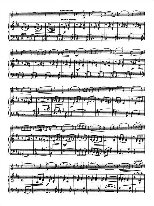 D大调学生协奏曲-塞茨作品第14号-提琴谱
