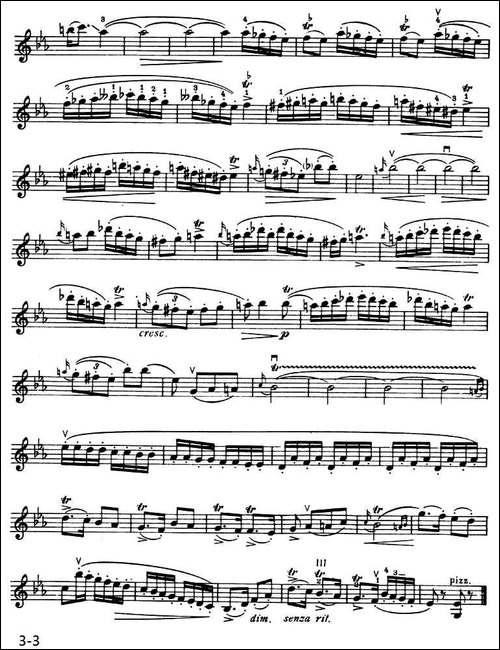 Hora-Staccato-提琴谱