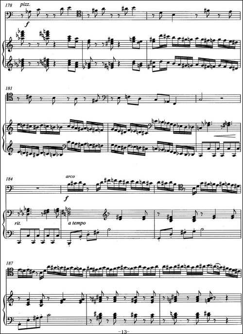 随想曲-低音提琴+钢琴伴奏-提琴谱