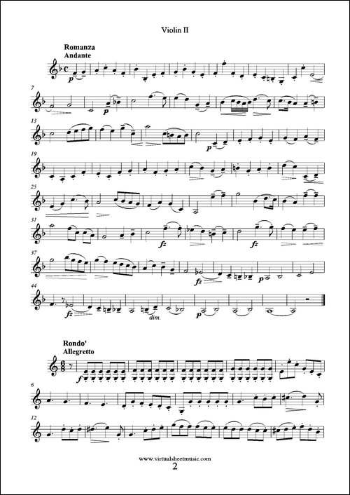 6-Small-Duets-六部小合唱Op.38-Violin-II-第二小提琴分谱-提琴谱