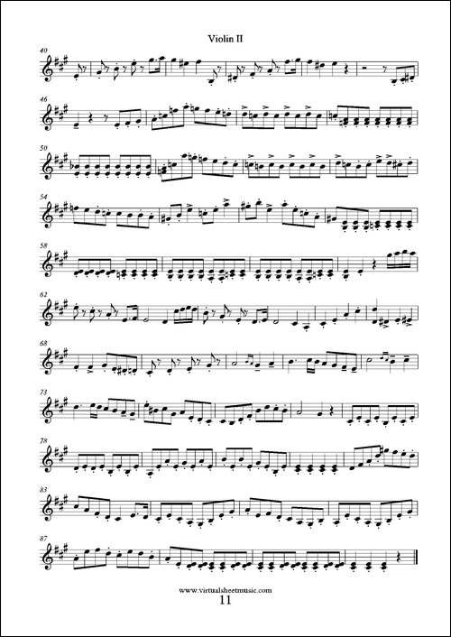 6-Small-Duets-六部小合唱Op.38-Violin-II-第二小提琴分谱-提琴谱