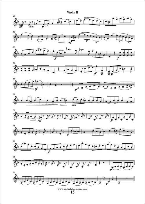 6-Small-Duets-六部小合唱Op.38-Violin-II-第二小提琴分谱-提琴谱