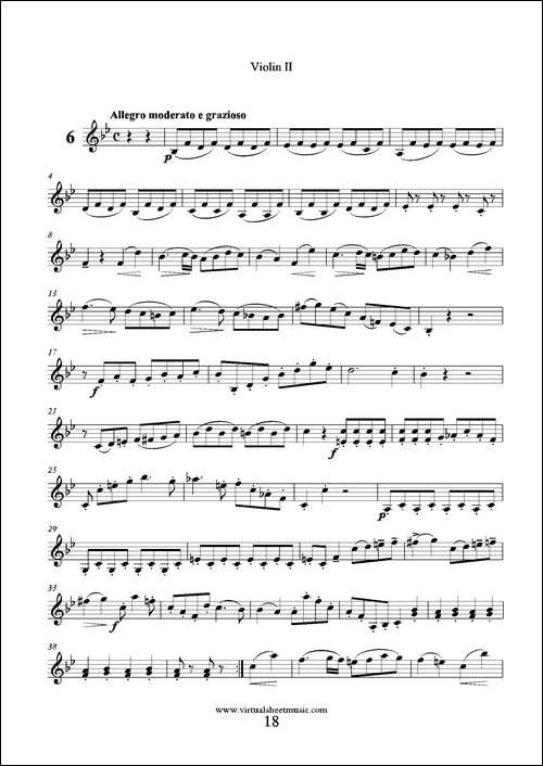 6-Small-Duets-六部小合唱Op.38-Violin-II-第二小提琴分谱-提琴谱