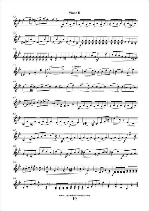 6-Small-Duets-六部小合唱Op.38-Violin-II-第二小提琴分谱-提琴谱