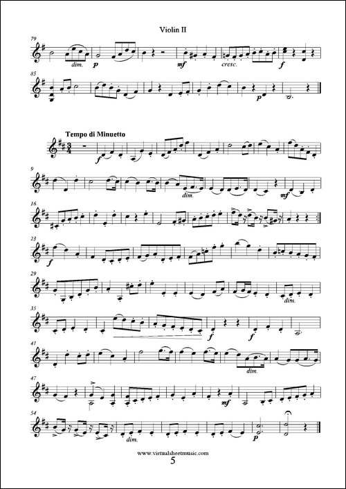 6-Small-Duets-六部小合唱Op.38-Violin-II-第二小提琴分谱-提琴谱