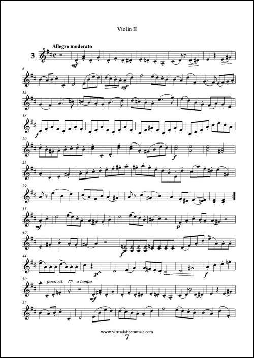 6-Small-Duets-六部小合唱Op.38-Violin-II-第二小提琴分谱-提琴谱