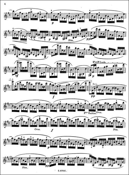 6首高级小提琴练习曲-Op.13-1-提琴谱