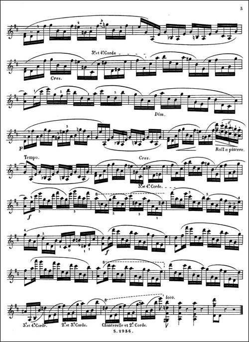 6首高级小提琴练习曲-Op.13-1-提琴谱