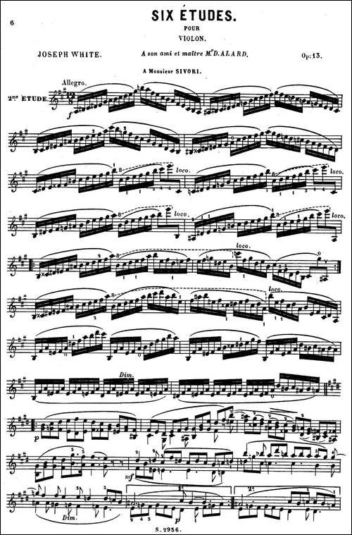 6首高级小提琴练习曲-Op.13-2-提琴谱
