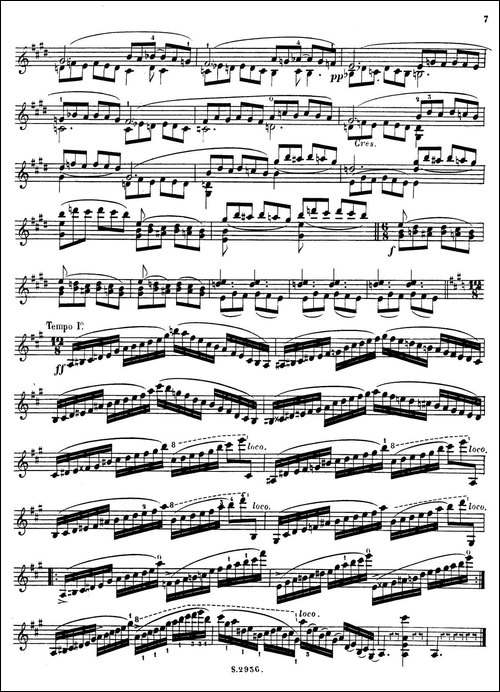 6首高级小提琴练习曲-Op.13-2-提琴谱