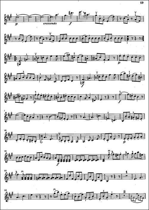 SONATE-KV305-奏鸣曲-KV305-提琴谱