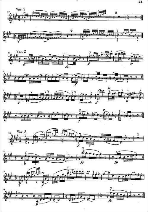 SONATE-KV305-奏鸣曲-KV305-提琴谱