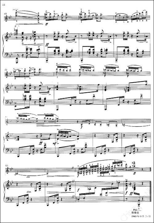 Three-Preludes-for-Piano·Ⅰ-为钢琴而作的三首前奏曲·Ⅰ-小提琴+钢-提琴谱