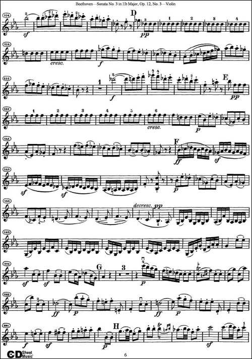 Violin-Sonata-No.3-in-Eb-Major-Op.12-No.3-提琴谱
