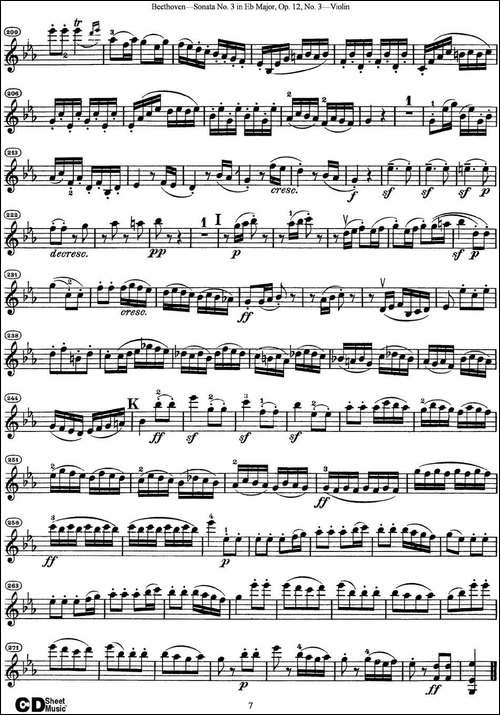 Violin-Sonata-No.3-in-Eb-Major-Op.12-No.3-提琴谱