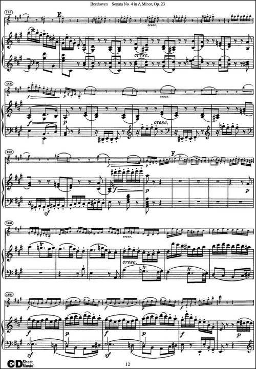 Violin-Sonata-No.4-in-A-Minor-Op.23-小提琴+钢琴伴奏-提琴谱